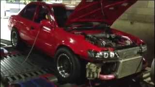 Dyno tuning Haltech E8  Toyota Great Corolla 3SGTE AWD [upl. by Nas]