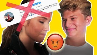 MY INSTAGRAM GOT DELETED PRANK WARS w TEAM10  Amanda Cerny ft Jake Paul Erika Costell [upl. by Normalie]