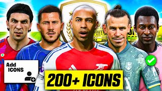 I Added EVERY ICON to FC 25 Career Mode and it was CRAZY [upl. by Witkin]