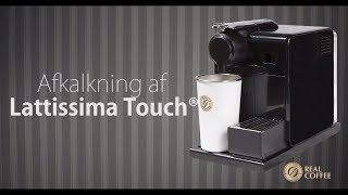 Afkalkning af Nespresso Lattissima Touch® [upl. by Madriene532]