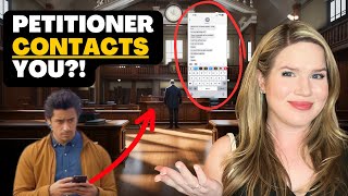 Petitioner Contacted You 3 Ways to Use it to Win Your Restraining Order Court Hearing EASY [upl. by Yraek]