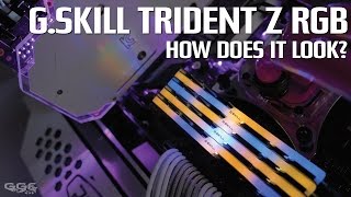 GSkill Trident Z RGB  How does it look [upl. by Berga]