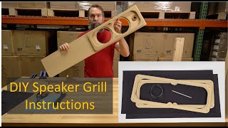 How to Build a DIY Speaker Grill  CSS Grill Kit [upl. by Conlee]