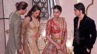 Shahrukh Khan Family arrives at Anant Ambani  Radhika Merchant Wedding [upl. by Justin109]