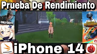 🎮 iPhone 14 128Gb 🕹️  Prueba De Rendimiento Y Juegos [upl. by Ellemrac721]