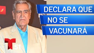 Eric Del Catillo declara que no se vacunará contra el Covid19 [upl. by Ermengarde]