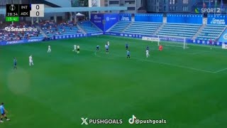 Levi García Goal Inter Club dEscaldes vs AEK Athens 01 Goals and Extended Highlights [upl. by Aromat]