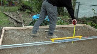 Learn how to pour a concrete slab  DIY with MARSHALLTOWN [upl. by Aniroz]