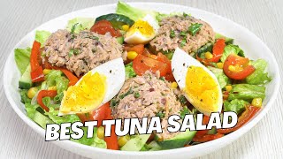 BEST Tuna Salad  How to make HEALTHY TUNA SALAD with Easy Dressing Recipe by Always Yummy [upl. by Arihay824]