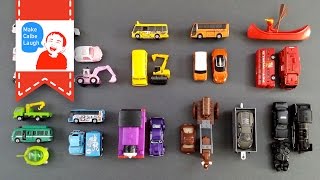 Learning Vehicles Colors for kids with tomica Cars and Trucks Lego [upl. by Adnalu]