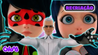 LADYBUG CONVENCE GABRIEL AGRESTE  😱 RECRIATION  MIRACULOUS LADYBUG 5ª TEMPORADA  Mundo Gloob [upl. by Marta270]