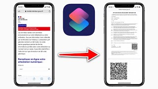 Raccourcis  Générer une Attestation Remplie en 2 Secondes sur iPhone [upl. by Strain315]