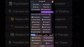 An AIpowered astrological bot in Telegram [upl. by Tigirb]