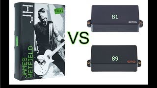 EMG HET SET vs EMG 81 PICKUPS BEST ELECTRIC GUITAR PICKUPS for METAL OILID [upl. by Geordie695]