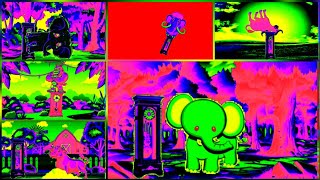 Hickory Dickory DockRandom Made Video Hickory With Random Animals And Special BlackampGreen Effect [upl. by Inama966]