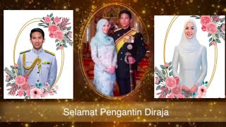 lagu istiadat perkawinan diraja Brunei  Prince Mateen amp Dayangku anisha rosnah [upl. by Alikam]