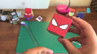 ¿Cómo armar un cubeecraft Armando a Spidey Tutorial Geek Armable [upl. by Adhern236]