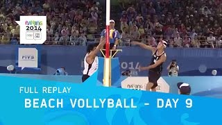 Beach Volleyball  Quarterfinals Mens  Full Replay  Nanjing 2014 Youth Olympic Games [upl. by Marx]