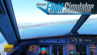 Approach and Landing in Preveza Greece  Fenix A320  MSFS [upl. by Tega]