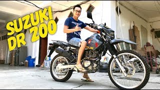 Suzuki DR 200 indonesia [upl. by Nylanna927]