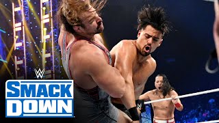 Shinsuke Nakamura amp Rick Boogs vs Los Lotharios SmackDown Nov 12 2021 [upl. by Juback836]