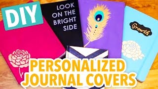 DIY Personalized Journals  Journal Ideas [upl. by Dobson]