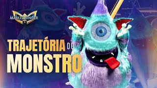 TRAJETÓRIA DO MONSTRO  TEMPORADA 1  THE MASKED SINGER BRASIL [upl. by Ahscrop]