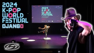 KPOP WORLD FESTIVAL ITALY 2024  ATEEZ  DJANGO  by Baldaz [upl. by Oidgime]