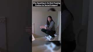 Why Squatting is the Best Pooping Position for Rectal Prolapse shorts [upl. by Anelat948]