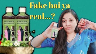 Aadivasi neelgiri herbal hair oil fake hai ya real  aadivasi neelgiri herbal oil [upl. by Haiasi597]