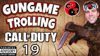 GUN GAME TROLLING 19 Gun Game Reactions amp COD Funny Moments [upl. by Netsyrk]