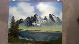 very easy oil painting lesson for beginners wet on wet [upl. by Leiram]