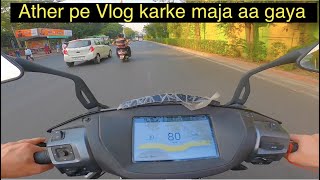 Bullet ke Baad kiya Ather pe MotoVlog ather450x bullet [upl. by Volny]