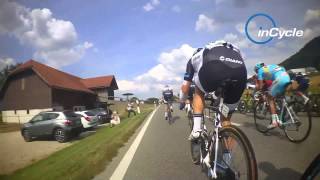 inCycle video Inside the sprint finish on stage 5 of the Tour de Suisse [upl. by Asiuol]