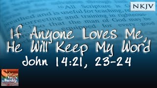 John 1421 2324 Song NKJV quotIf Anyone Loves Me He Will Keep My Wordquot Esther Mui [upl. by Naresh]