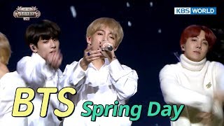 BTS  Intro  Spring Day  방탄소년단  봄날 SUB ENGCHN2017 KBS Song Festival가요대축제 [upl. by Nickie347]