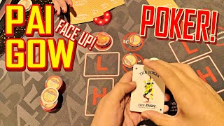 PAI GOW POKER  FACE UP CARDS [upl. by Elleret]