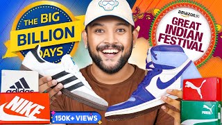 Top ShoesSneakers Offer Deals 2024 🔥 Flipkart Big Billion Days amp Amazon Great Indian Festival Sale [upl. by Straus]