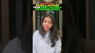 Important Book and Authors from Print Culture And The Modern World Class 10 CBSE Board Exam 2024 📚🌍 [upl. by Neurath]