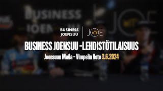 Business Joensuu lehdistötilaisuus Joensuun Maila – Vimpelin Veto 362024 [upl. by Eelram]