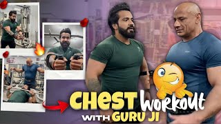 Simple And Effective Chest Workout With Guru ji Beginners Can Also Perform [upl. by Landel]