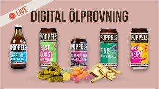 Digital IPAampSnacksprovning  Poppels Bryggeri [upl. by Rehoptsirhc845]