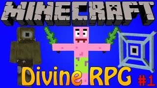 Minecraft Divine RPG Episode 1 The Crab of Death [upl. by Noiroc]