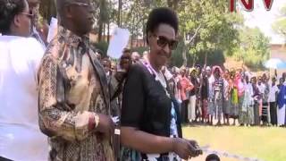 Amama Mbabazi casts his vote in Kanungu [upl. by Ahsrat]