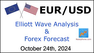 EUR USD Elliott Wave Analysis  Forex Forecast  October 24 2024  EURUSD Analysis Today [upl. by Jeuz121]