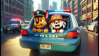 Paw Patrol Ultimate Rescue  CHASE x MARSHALL GOES TO JAIL Whats Going On Funny Story  Rainbow 3 [upl. by Ladonna]