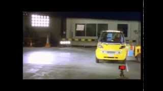 Crash test MercedesBenz Smart City Coupe 2000 [upl. by Yroc]