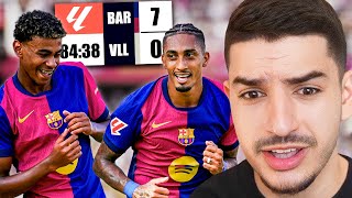 Barcelona HUMILIATED Real Valladolid Barca 70 Valladolid Reaction [upl. by Itagaki505]