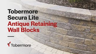 Tobermore Secura Lite retaining wall blocks [upl. by Ciaphus]