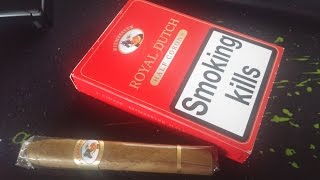 Ritmeester Royal Dutch Half Corona Cigar Review [upl. by Nollahs578]